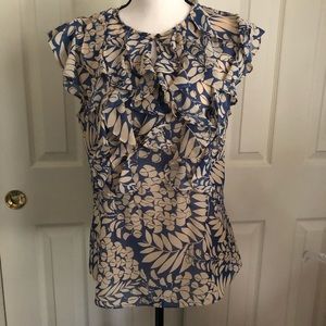 Chaps Ladies ruffle top